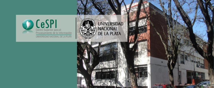 ¿Cómo llegar?.Imagen de la fachada del edificio de matemática de la UNLP. En el tercer piso funciona el CeSPI